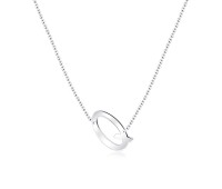 Letter Q Silver Necklace SPE-5531